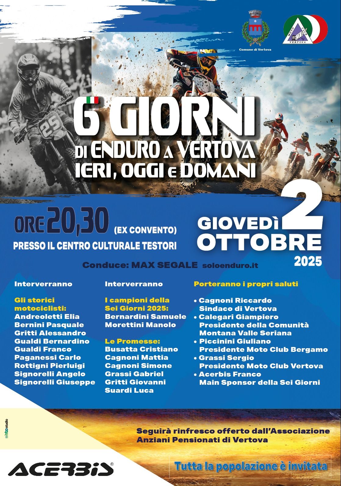 Immagine che raffigura 6 giorni di Enduro a Vertova - Ieri, oggi e domani.