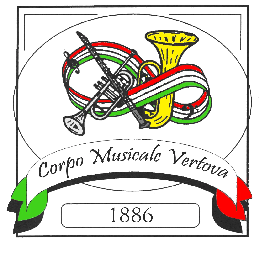 Logo associazione Corpo Musicale “Vertova”