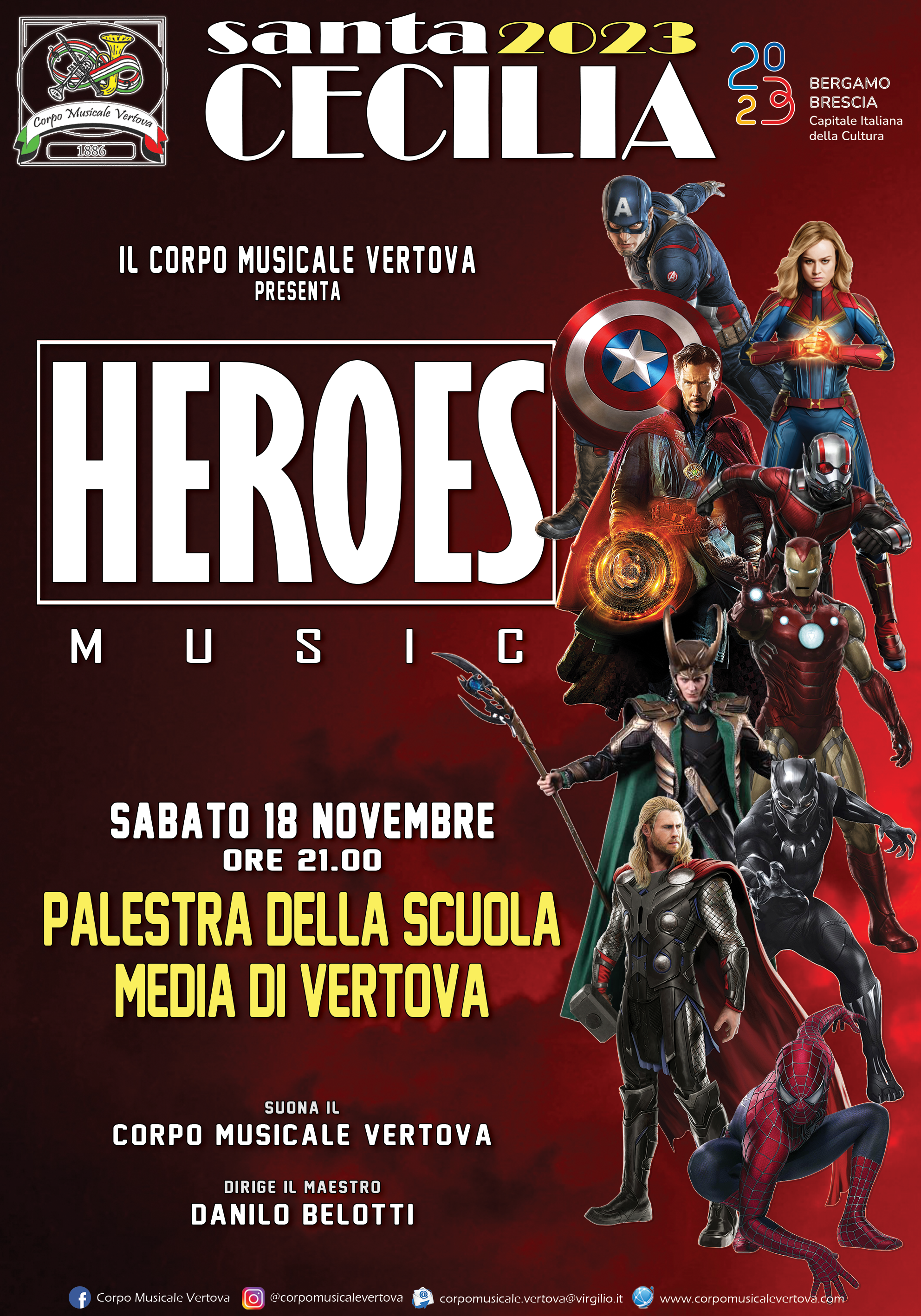 Evento Heroes Music