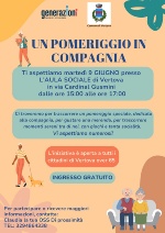Per trascorrere con gli over-65 un pomeriggio speciale